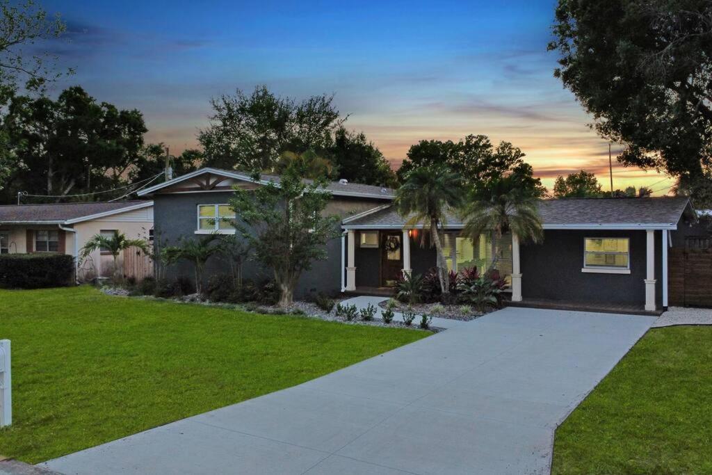 Palm Tree Paradise Tampa Pool Home Exterior photo